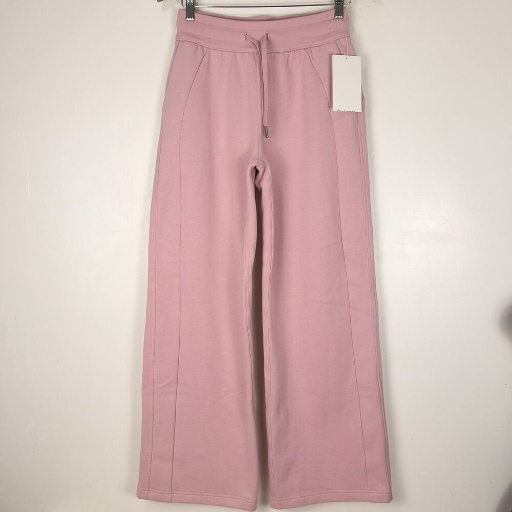 Lululemon Scuba Wide Leg Pants XS Pink Haze 31.5" Lunar New Year Rare NWT Lounge
